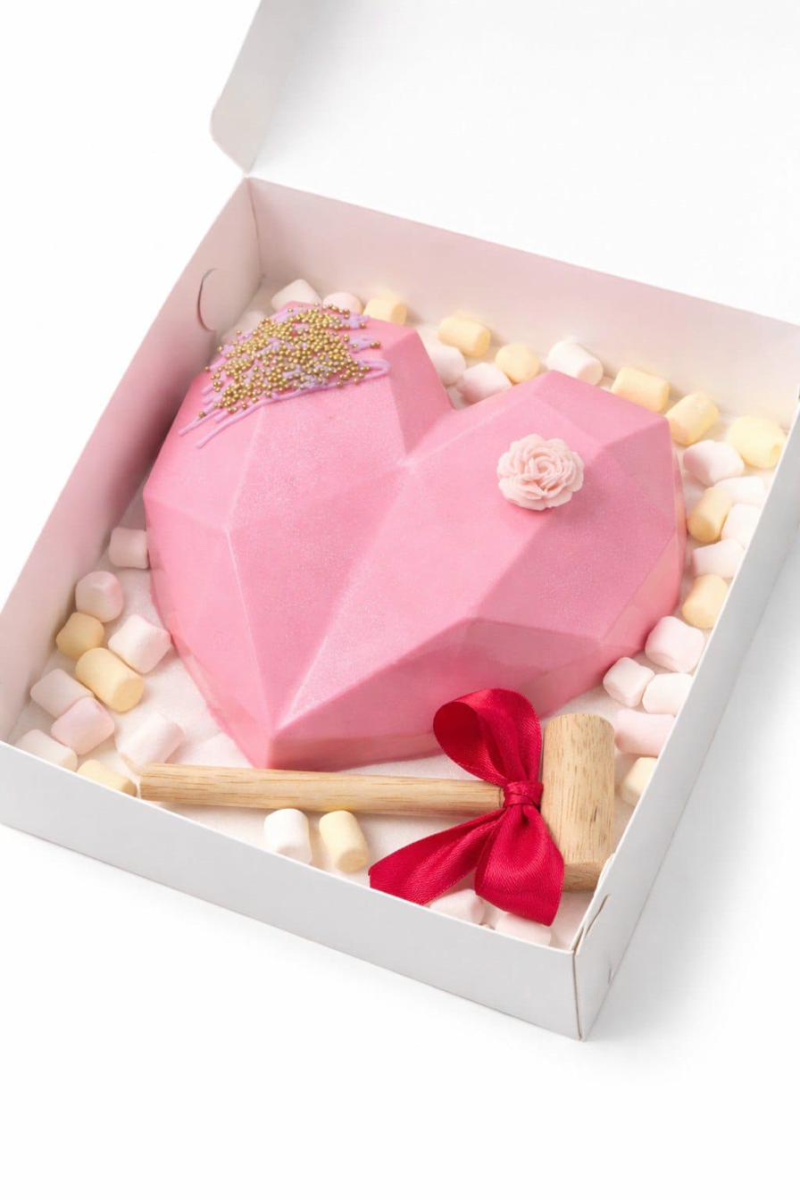 Choco-piñata de corazón