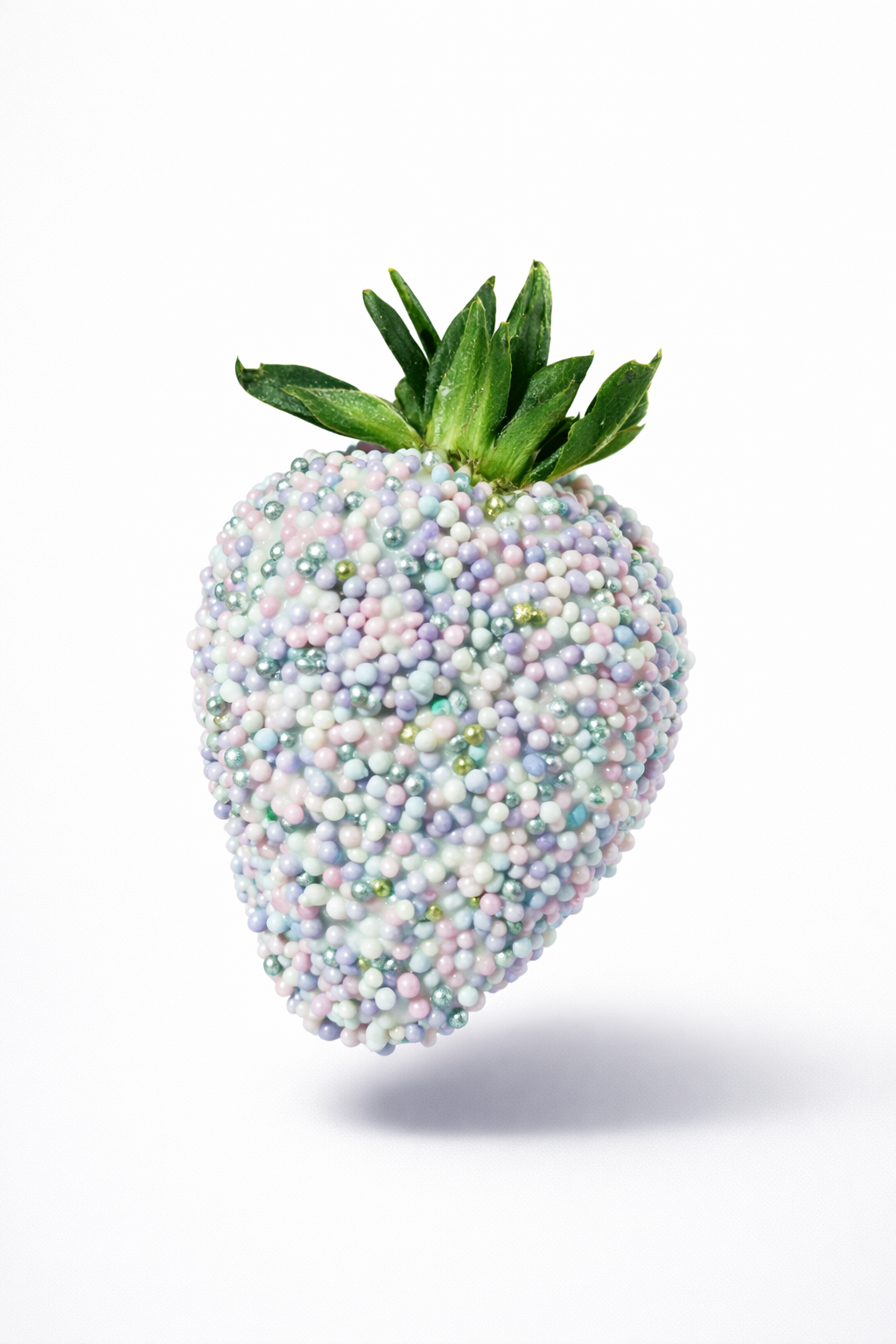 Fraise chocolat blanc logo doré